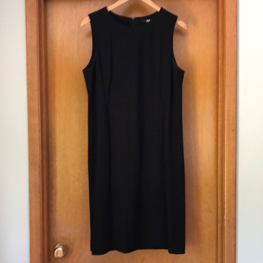 Uniqlo black ponte dress